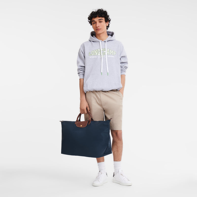 Sac de voyage XL Le Pliage navy Longchamp – vue 4