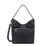 LANCASTER - Grand sac seau Dune en cuir grainé noir