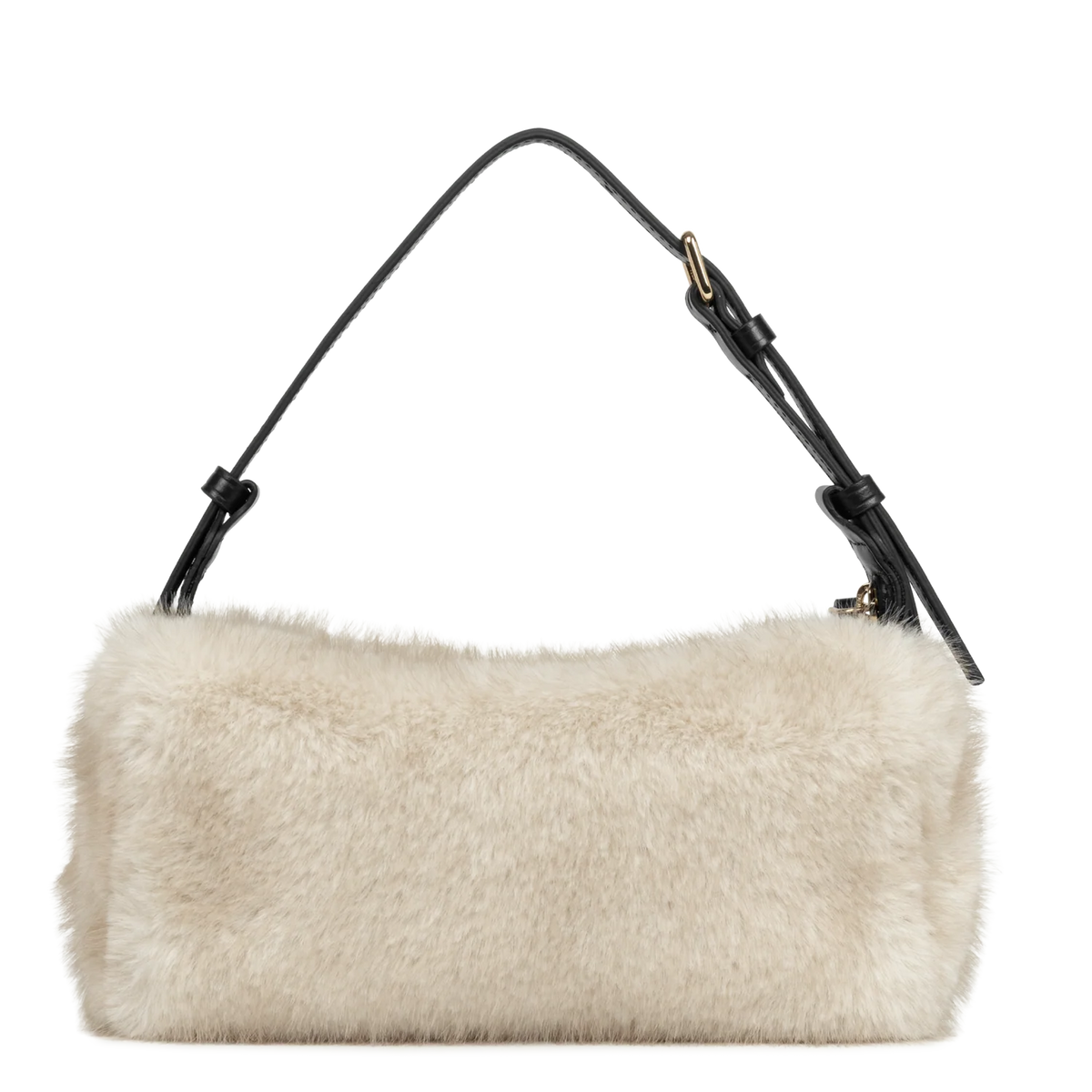 LANCASTER - Petit sac polochon Lancaster Moumoute ecru noir