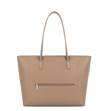 Sac cabas épaule Maya double KBA Praline Lancaster