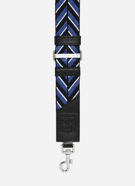 Bandoulière Marine Noir Le Tanneur