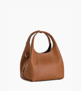 Sac porté épaule petit Juliette en cuir grainé Tan Le Tanneur – vue 2