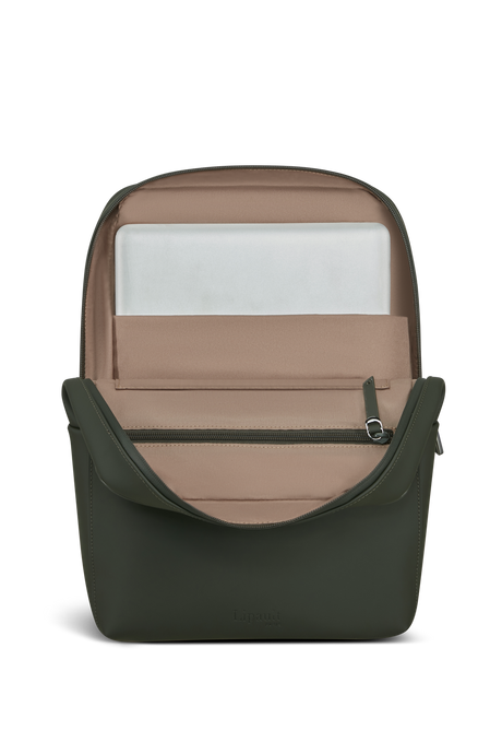 Sac à dos square Dark Moss Lipault – vue 2