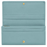 Portefeuille long à rabat Le Foulonné Aqua Longchamp – vue 2