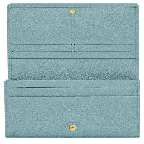 Portefeuille long à rabat Le Foulonné Aqua Longchamp – vue 2