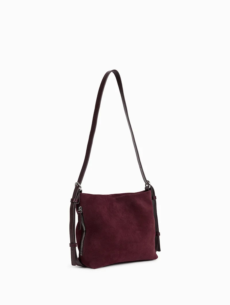 Sac bandoulière Mini Moreen Aubergine Nat & Nin – vue 2