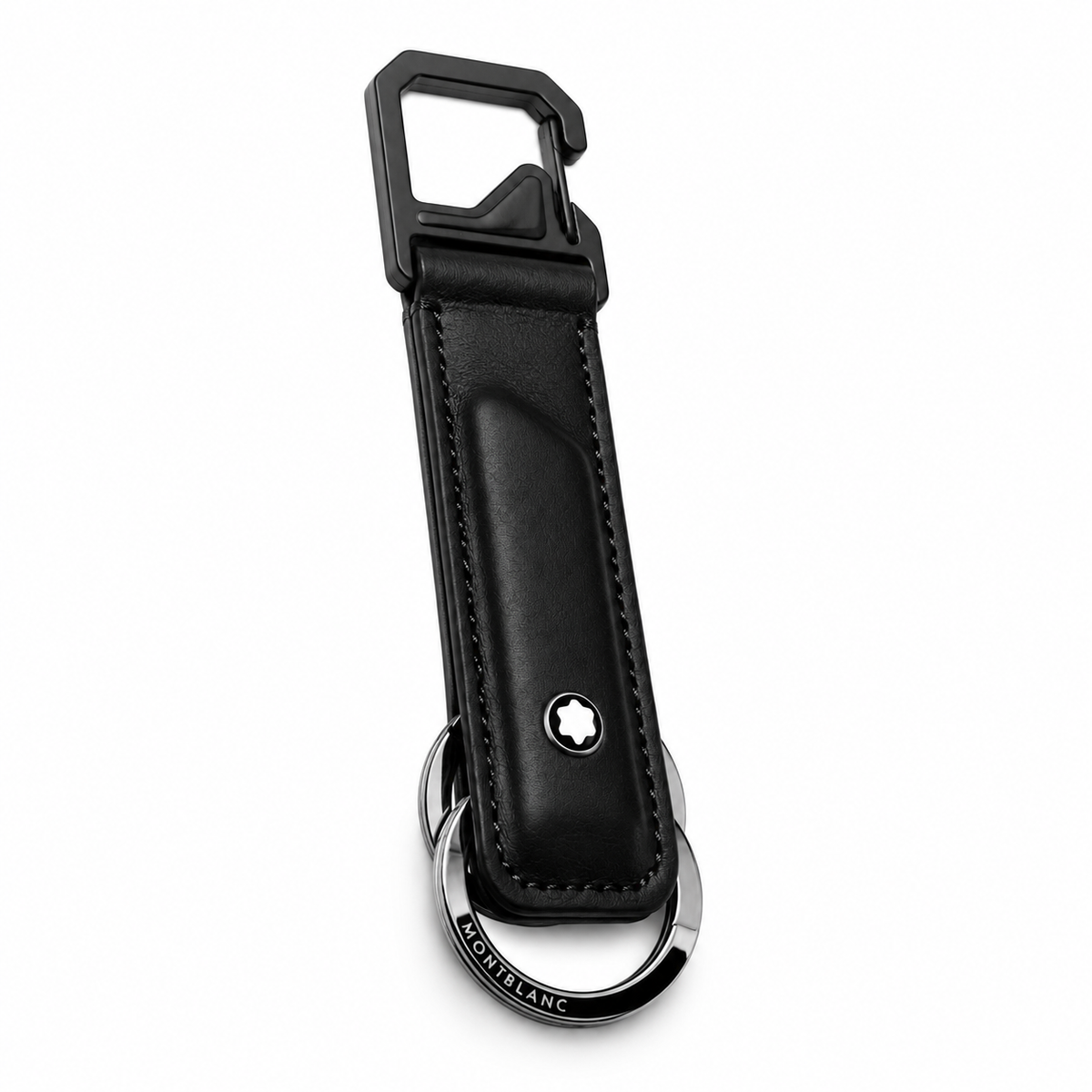 Porte clé Mousqueton Meisterstück Noir Montblanc – vue 4