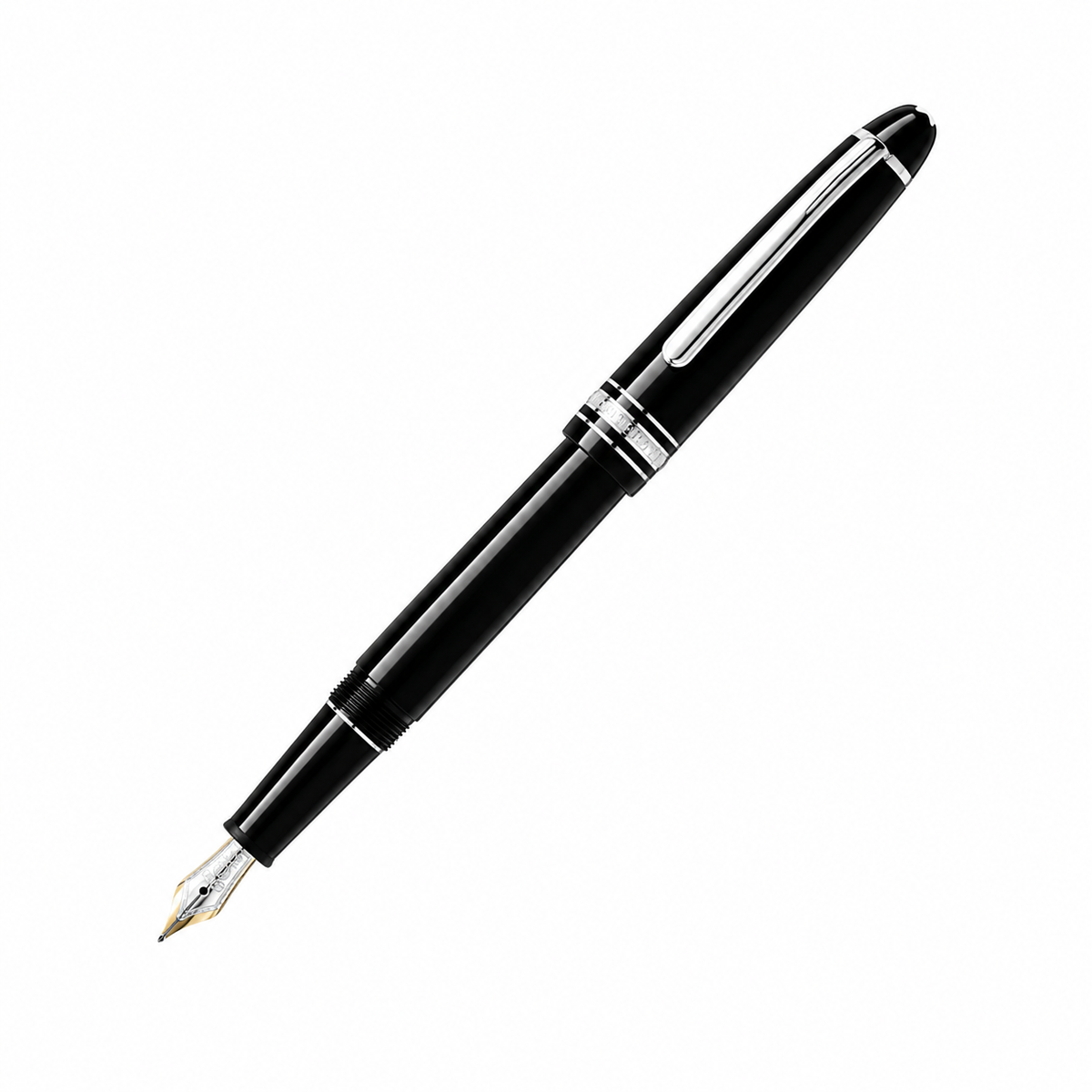 Stylo Plume platine Meisterstück or jaune Montblanc – vue 3