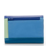 Portefeuille Bleu à double rabat en cuir Mywalit – vue 4