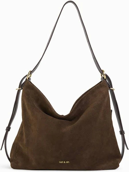Sac bandoulière Moreen Ebène Nat & Nin
