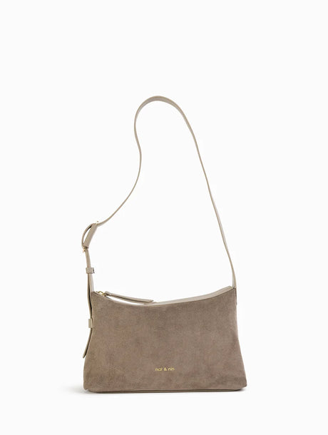 Sac bandoulière Bowie Grège Nat & Nin