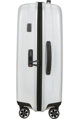 Valise cabine rigide extensible Nexis 70cm Cotton White Samsonite – vue 3