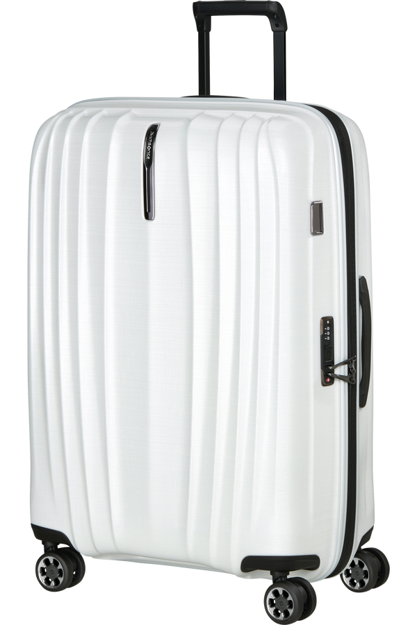 Valise cabine rigide extensible Nexis 75cm Cotton white Samsonite