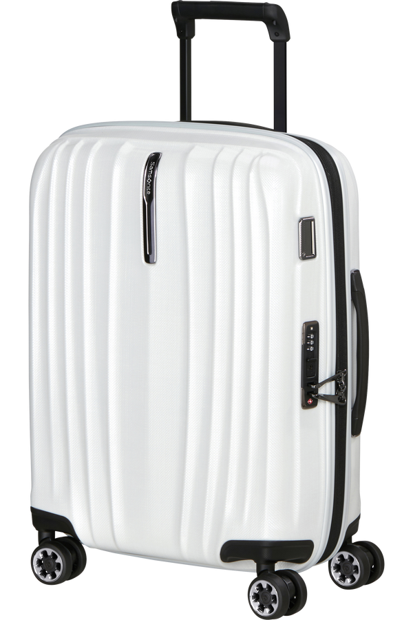 Valise cabine rigide extensible Nexis 55cm Blanc Samsonite