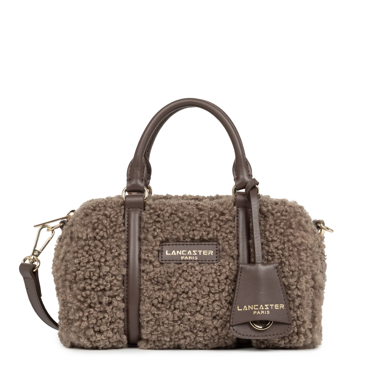 LANCASTER - Petit sac polochon Lancaster Moumoute marron