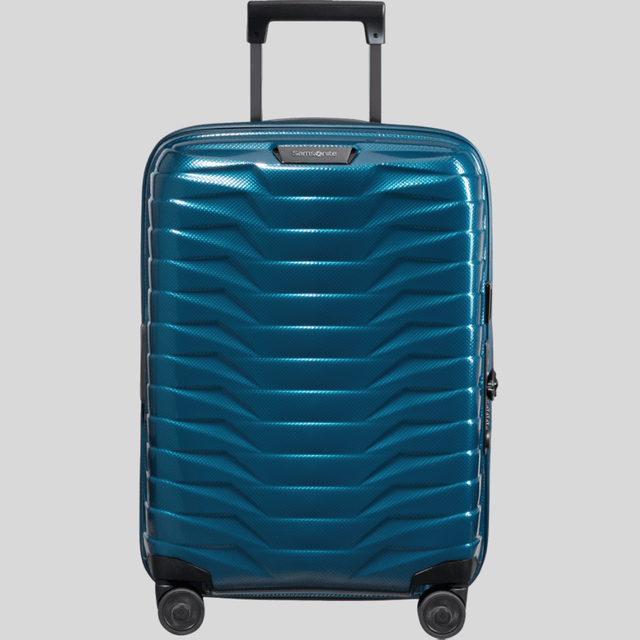 Valise cabine rigide extensible Proxis 55 cm Petrol Blue Samsonite