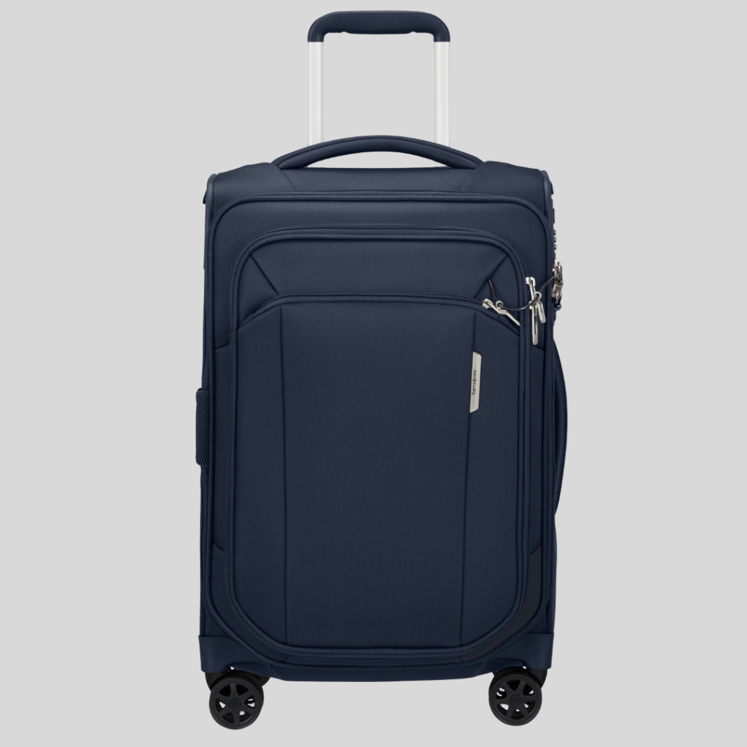 Valise moyen séjour 4 roues extensible Respark 67 cm Bleu nuit Samsonite