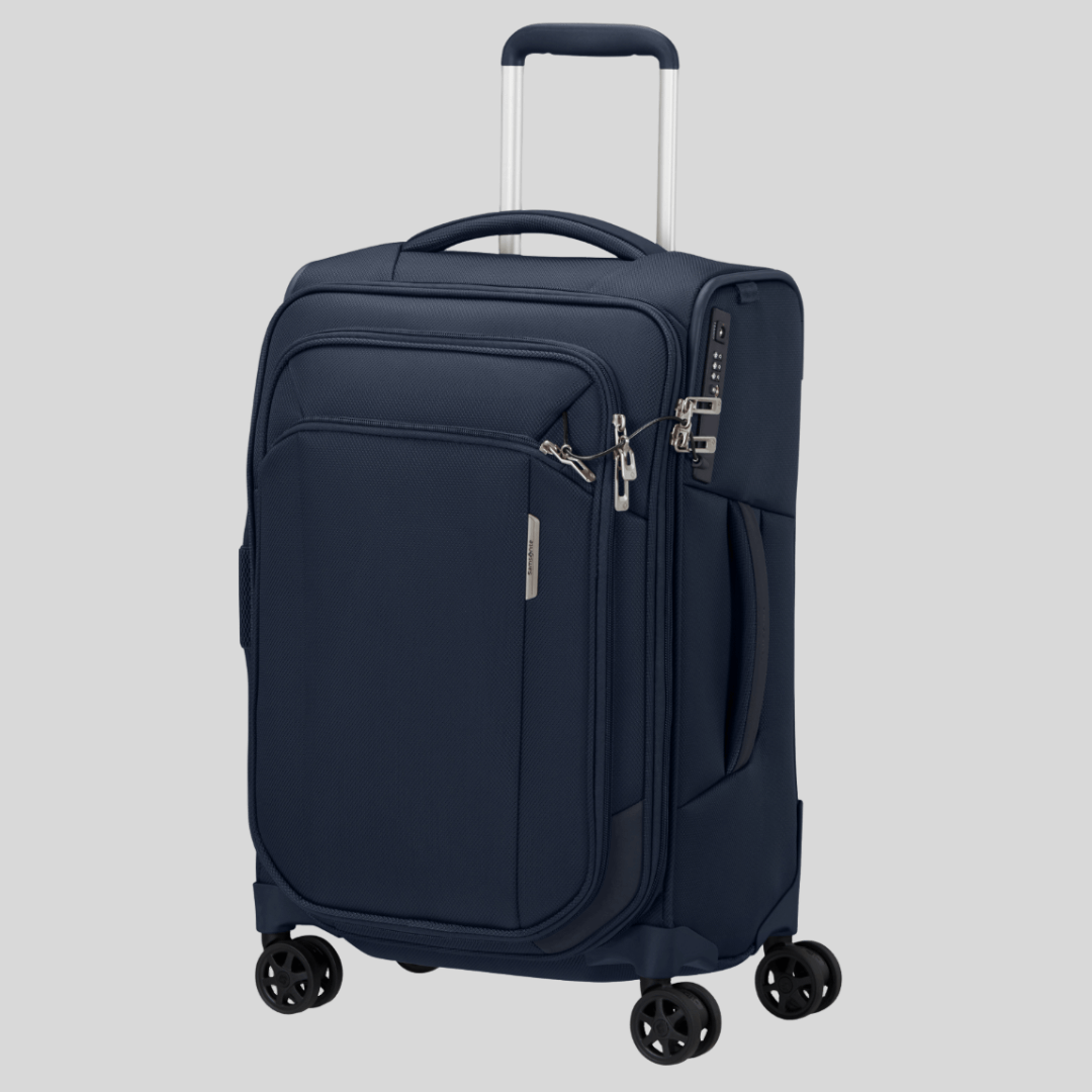 Valise moyen séjour 4 roues extensible Respark 67 cm Bleu nuit Samsonite – vue 2