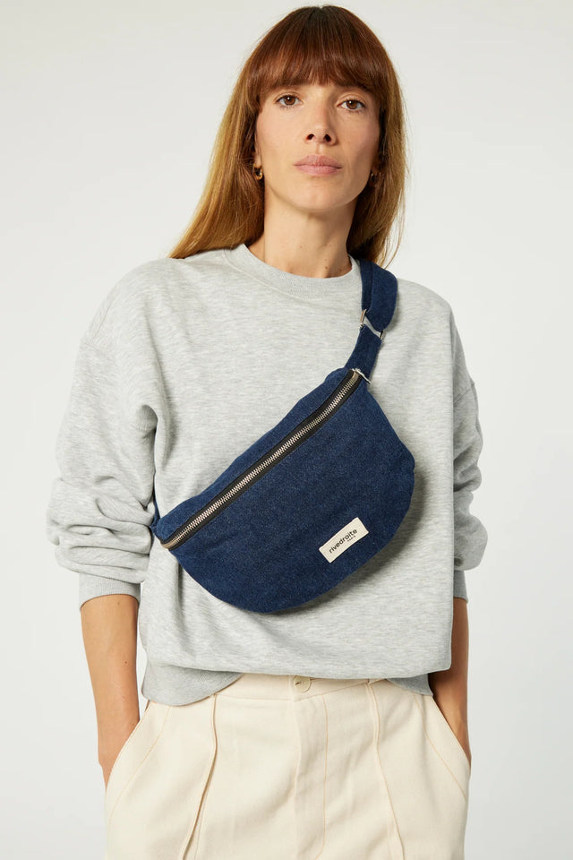 Sac banane Custine Denim Brut Rive Droite