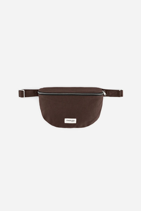 Sac banane Custine Marron ciré Rive Droite – vue 2