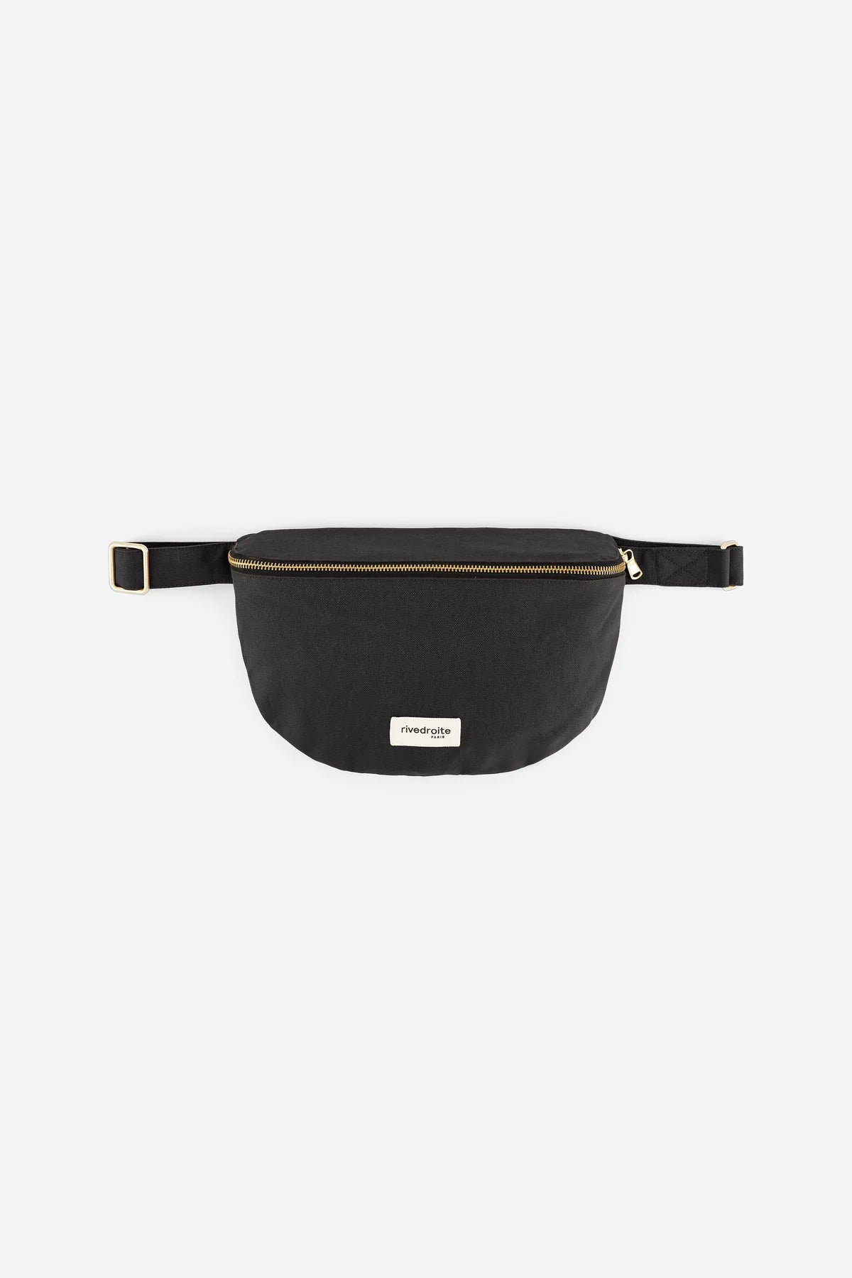 Sac banane Custine Noir ciré Rive Droite