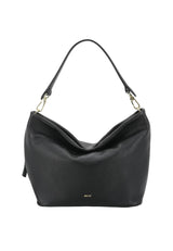 Sac porté épaule en cuir grainé Ebony BIG Noir Abro