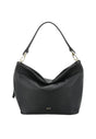 Sac porté épaule en cuir grainé Ebony BIG Noir Abro