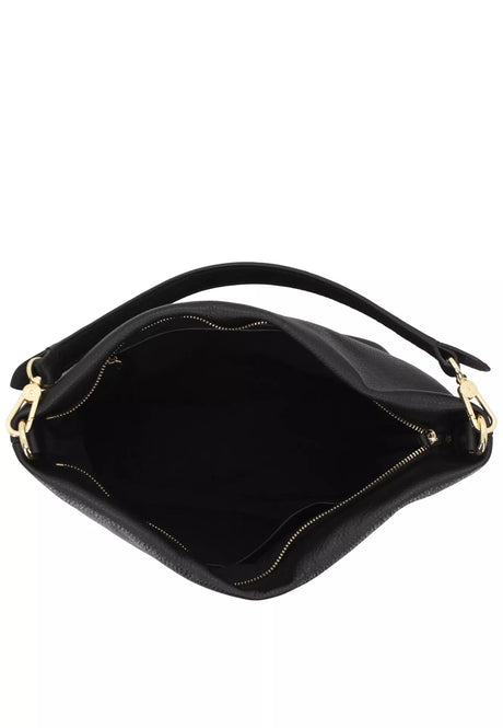 Sac porté épaule en cuir grainé Ebony BIG Noir Abro – vue 2