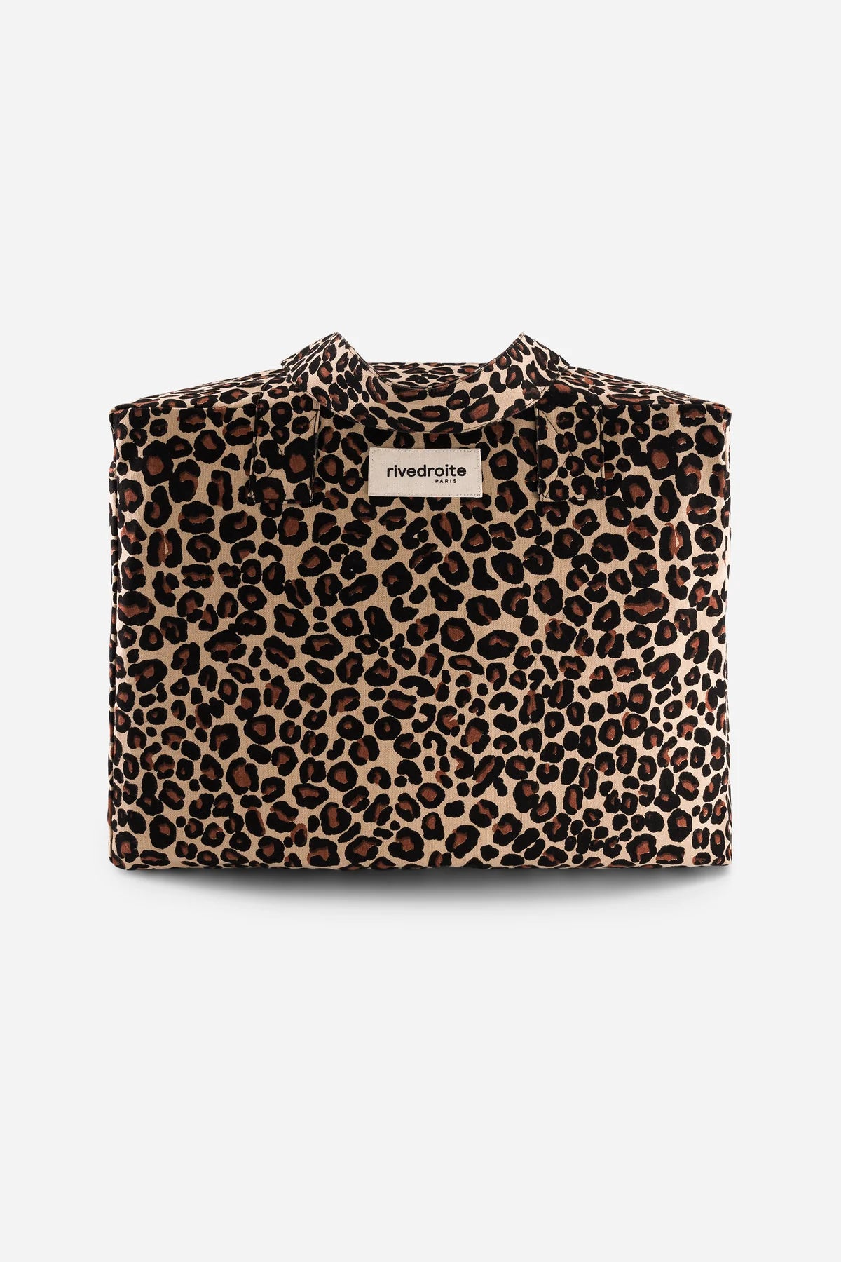 Sac 24h Célestin Léopard Beige Rive Droite