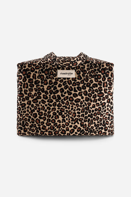 Sac 24h Célestin Léopard Beige Rive Droite