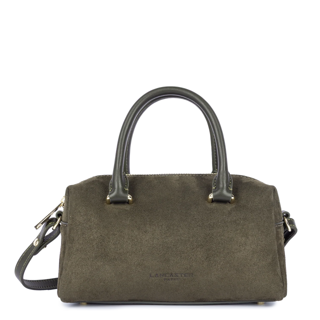 Sac à main Suède Cube Kaki Lancaster