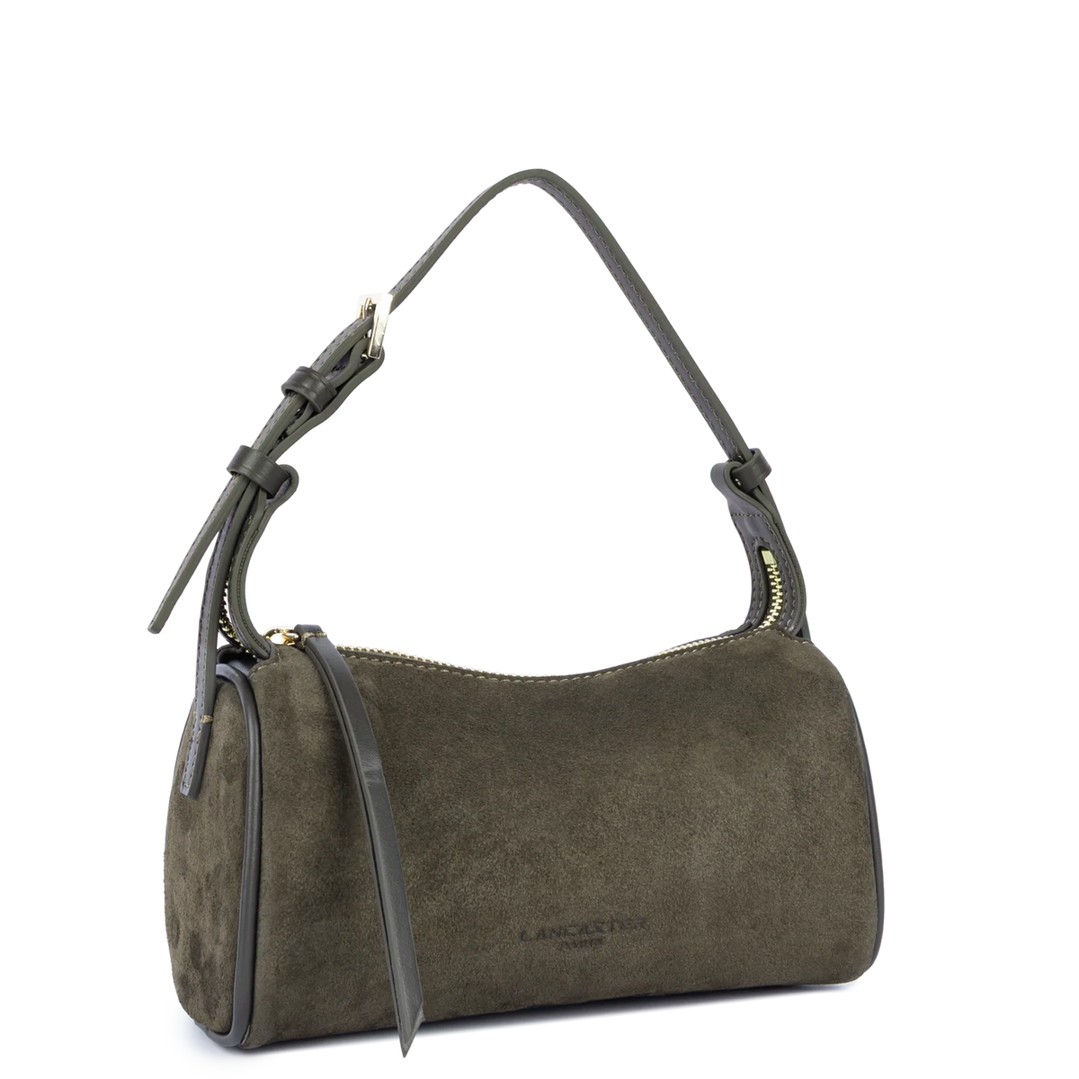 Petit Sac à main Suède Cube kaki Lancaster – vue 3
