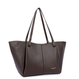 LANCASTER - Grand sac cabas Lancaster Sierra Haus en cuir grainé marron