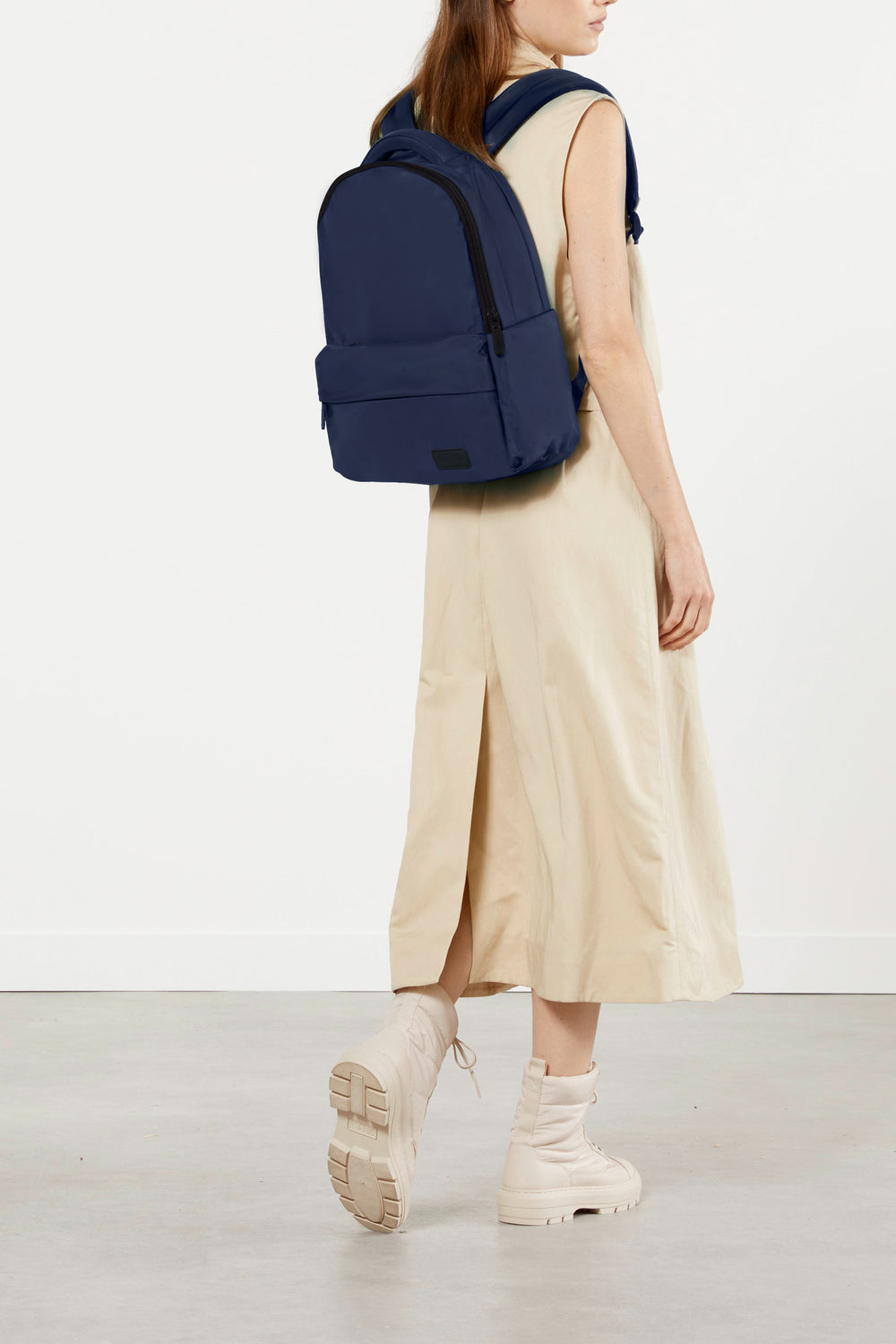 City Plume backpack Navy Lipault – vue 3