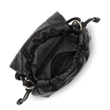 LANCASTER - Petit sac besace Lancaster Lush en cuir d'agneau noir