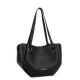 LANCASTER - Sac cabas épaule Lancaster Sierra Haus en cuir grainé noir