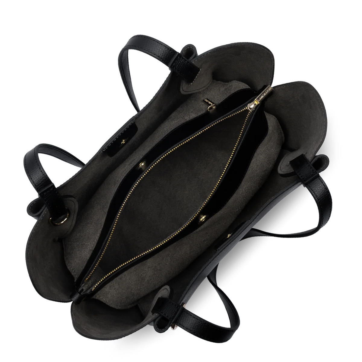 LANCASTER - Sac cabas épaule Lancaster Sierra Haus en cuir grainé noir