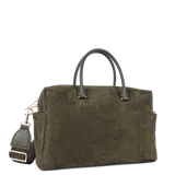 Porte document cuir velours Khaki Lancaster – vue 3