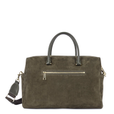 Porte document cuir velours Khaki Lancaster – vue 2