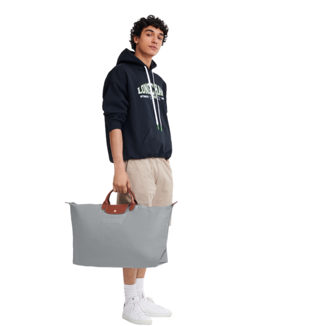 Le pliage sac de voyage XL Acier Longchamp – vue 3