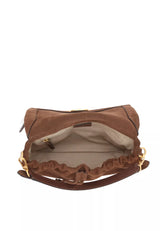 Sac porté épaule en daim Temi Medium Brun Abro – vue 3
