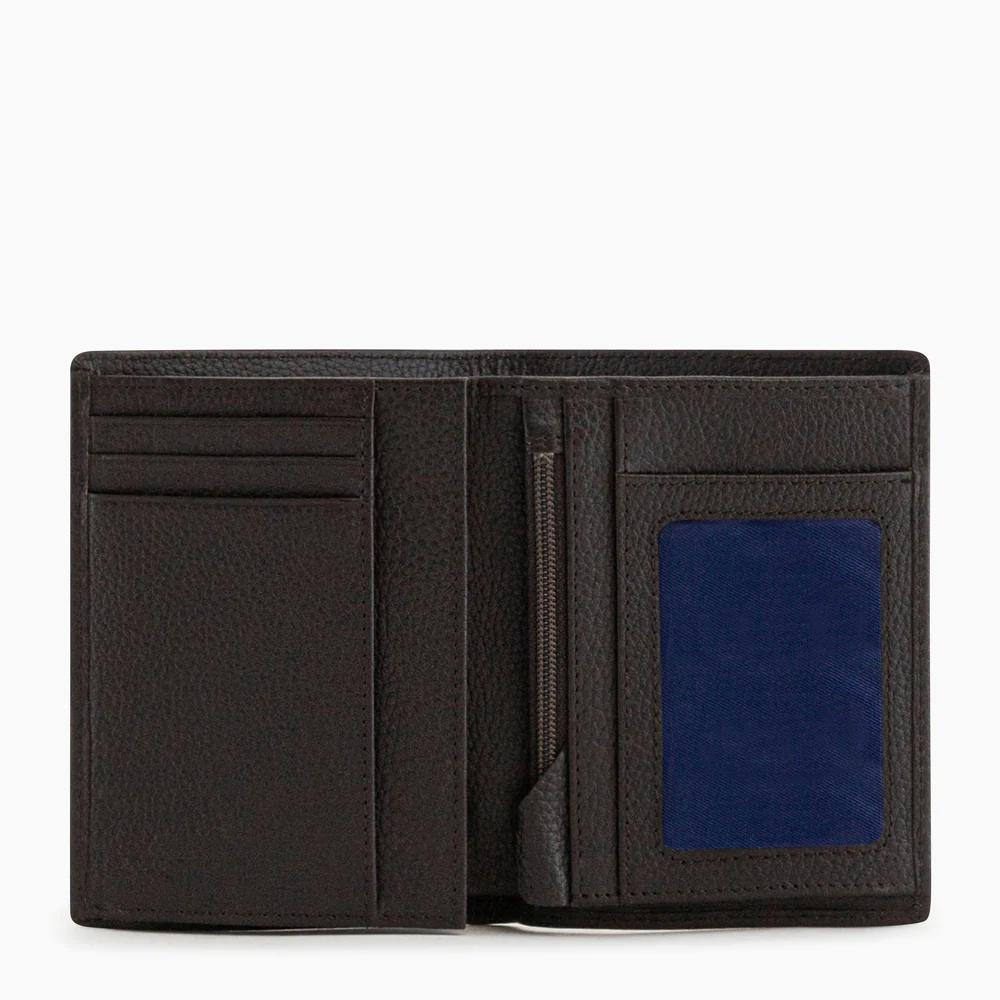 Portefeuille moyen Charles Marron café craie Le Tanneur – vue 2