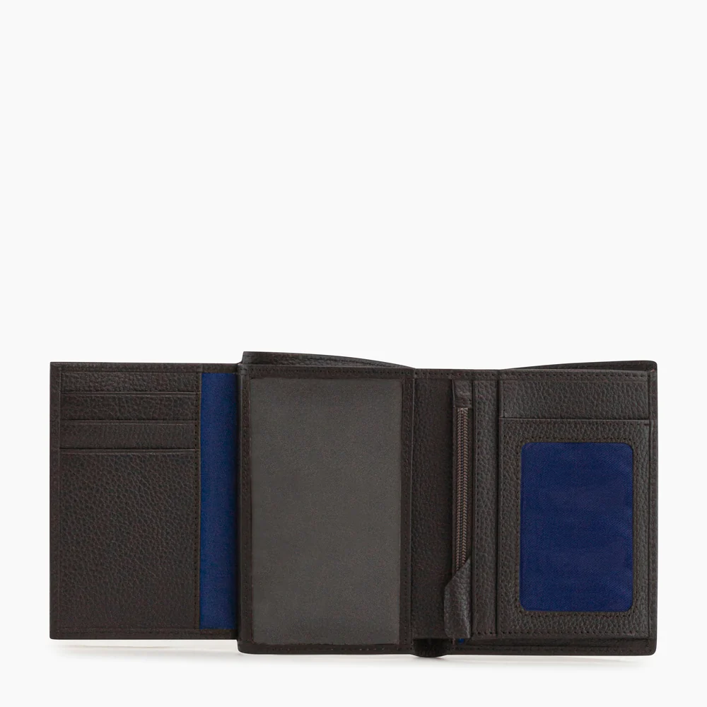 Portefeuille moyen Charles Marron café craie Le Tanneur – vue 3