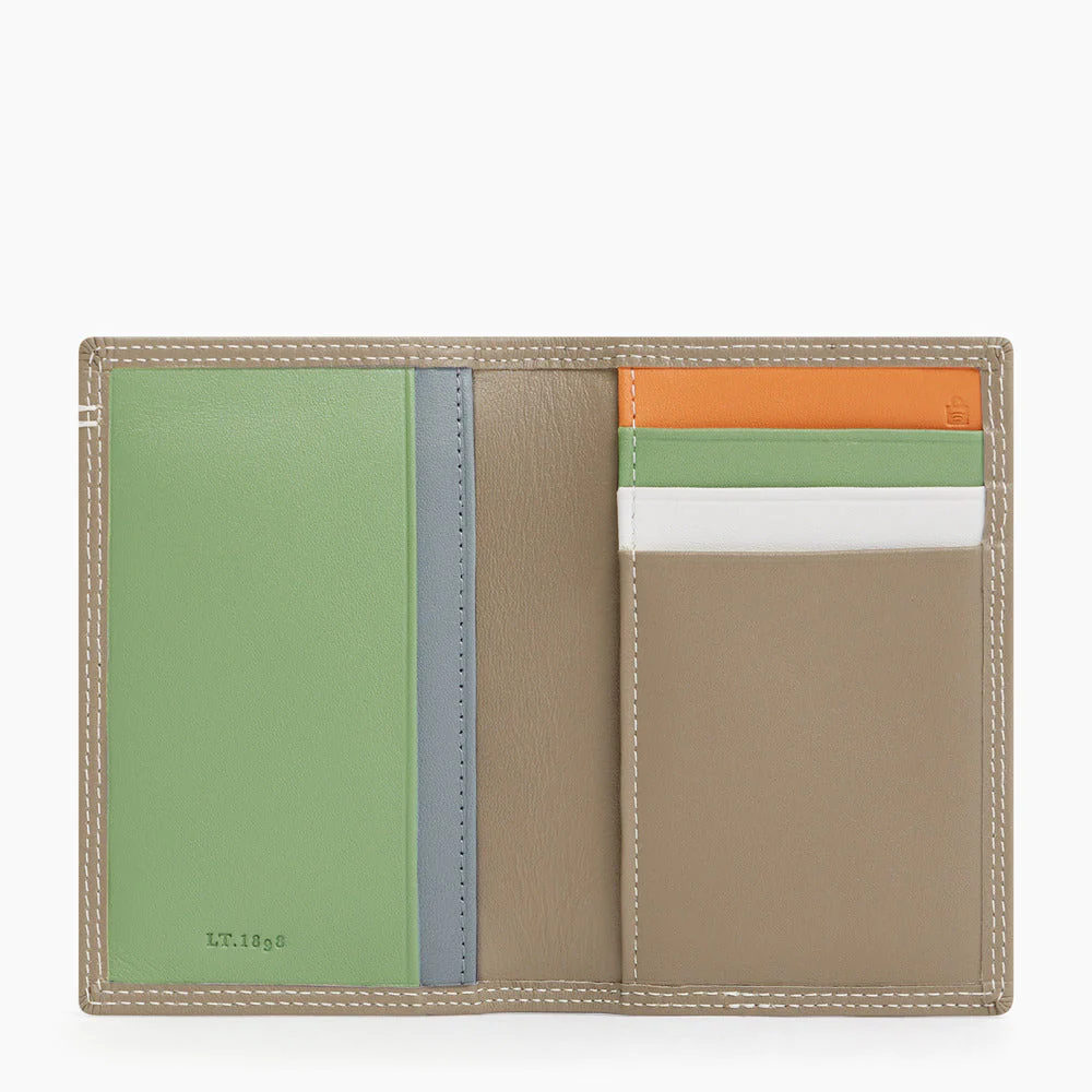 Porte cartes vertical Martin Taupe Multicolore Le Tanneur – vue 3