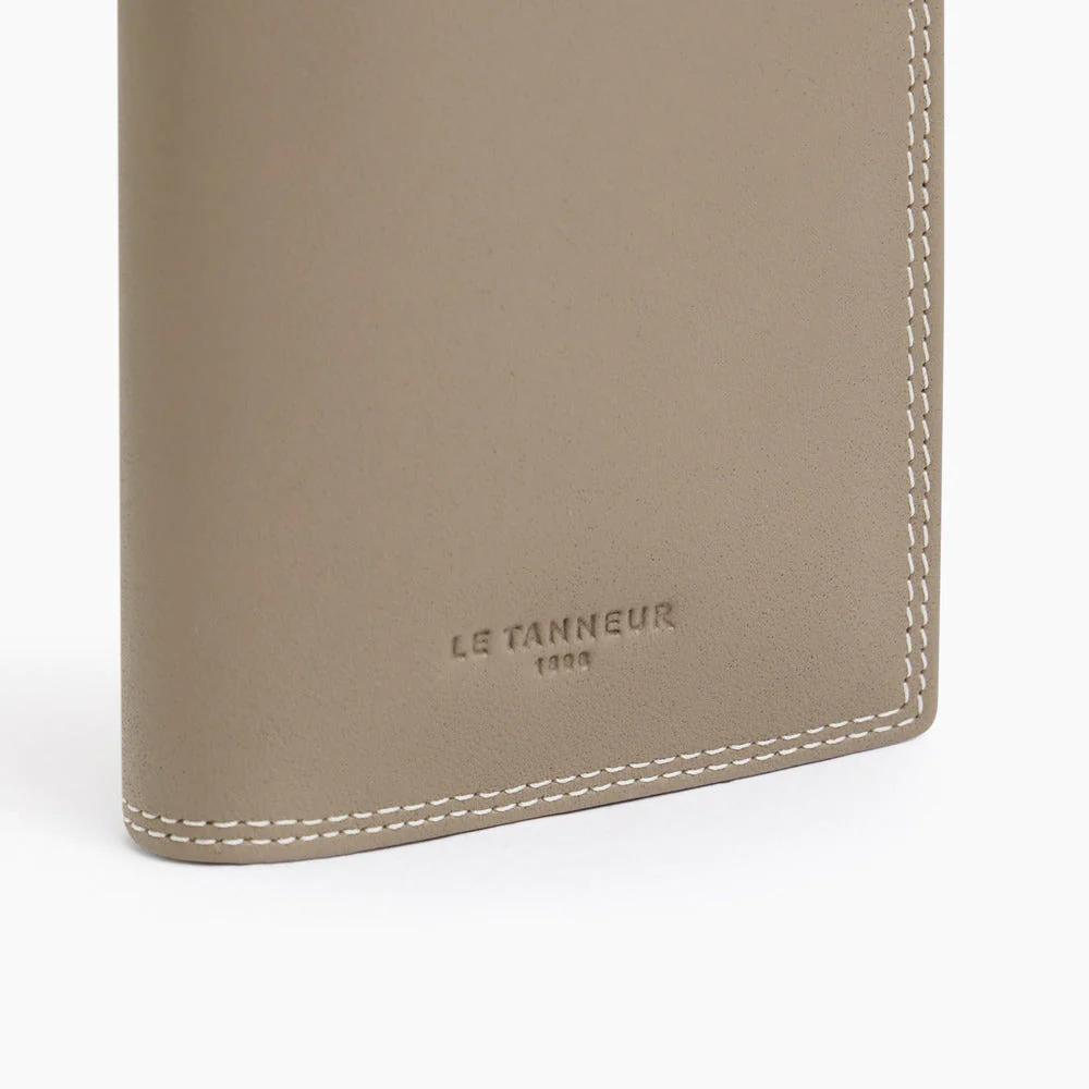 Porte cartes vertical Martin Taupe Multicolore Le Tanneur – vue 4
