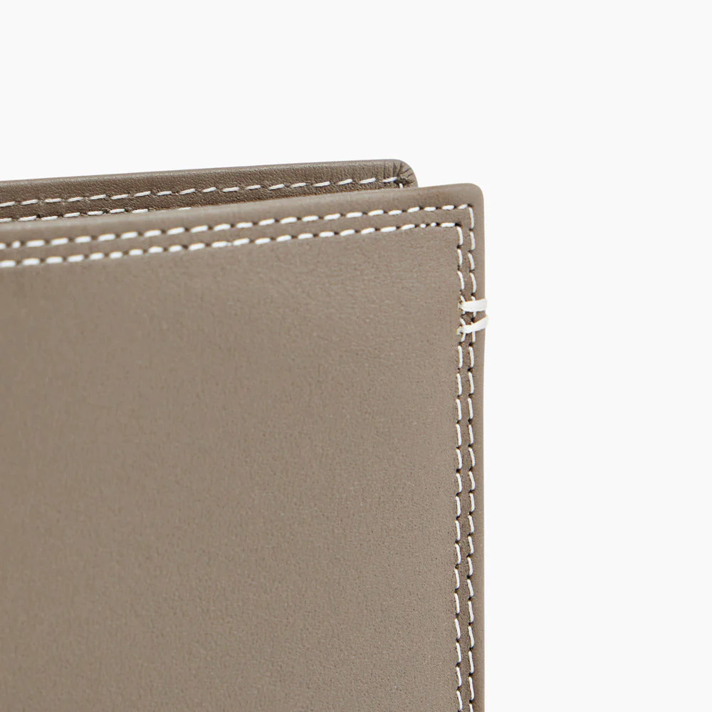Porte cartes horizontal moyen Martin Taupe Multicolore Le Tanneur – vue 4