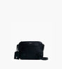 Sac bandoulière Romy en cuir grainé couleur Noir Le Tanneur