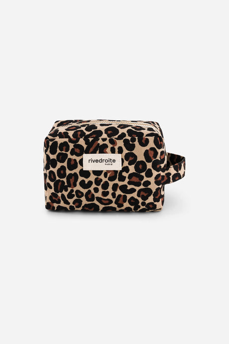 Petite Trousse Léopard beige Rive Droite
