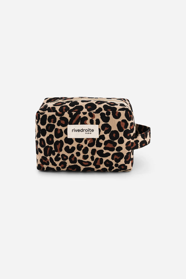 Petite Trousse Léopard beige Rive Droite