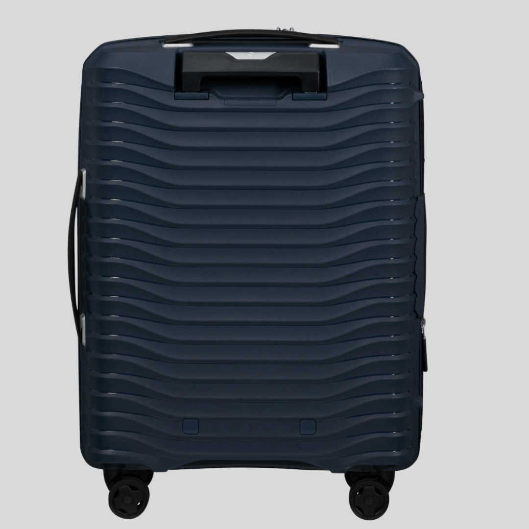 Valise cabine extensible Upscape 55 cm Blue Nights Samsonite – vue 3